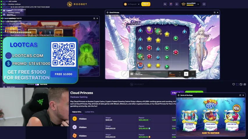 stev7ewil6ld8oit playing Slots & Casino - Live Casino Stream