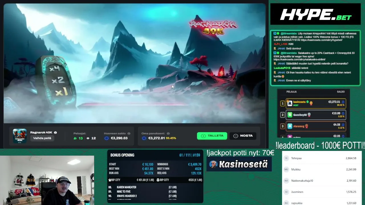Kasinoseta live