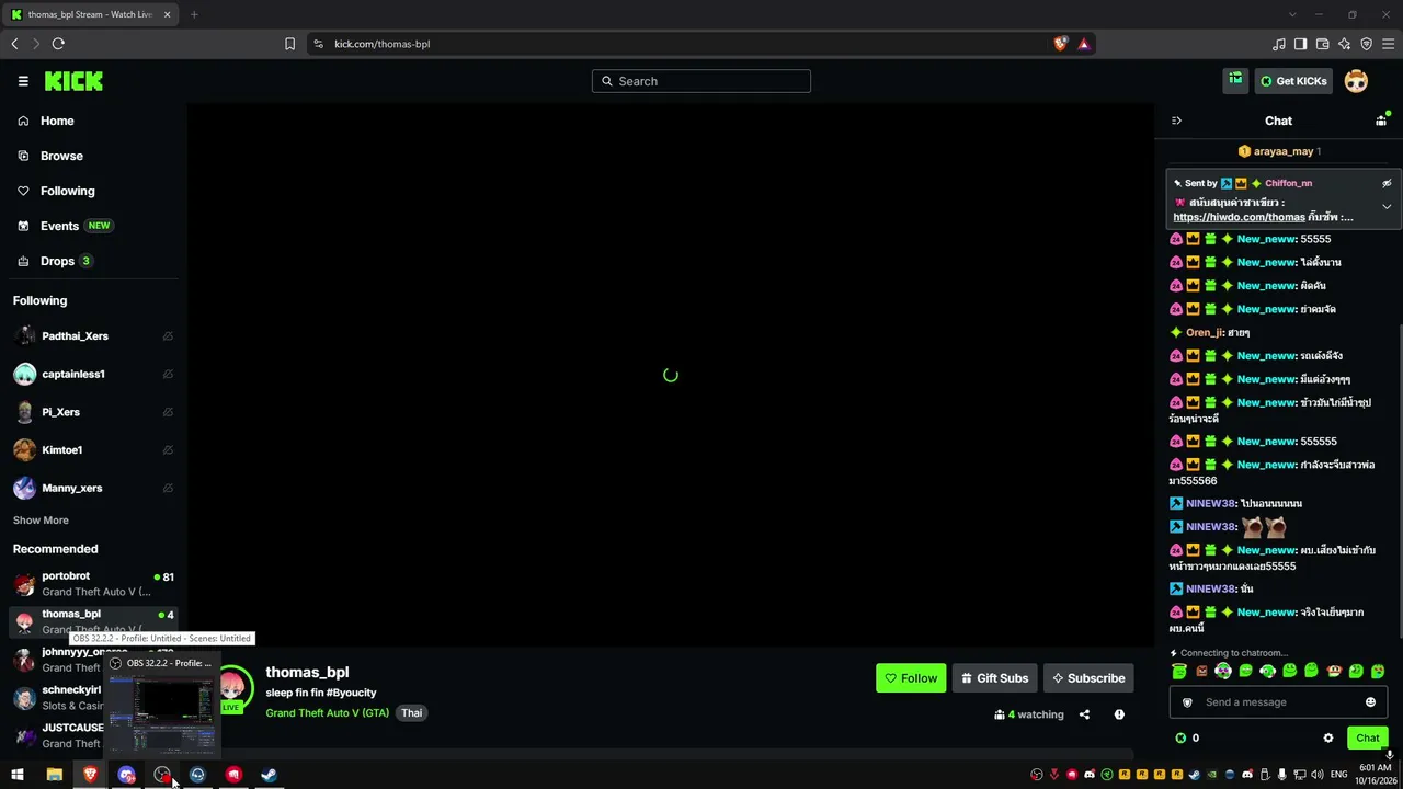 Just_Xers live stream