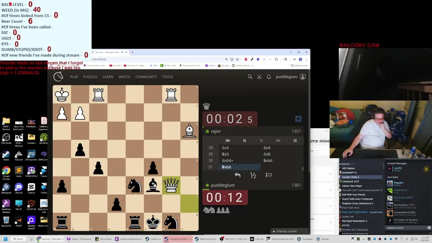 Drunk Voice Activation CS2 / Chess - HOLLLLD THE LIIIINNNENEEEEEEEE!!!!!