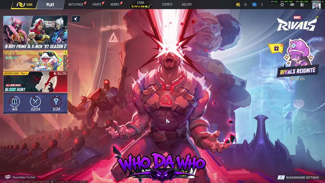 WhoDaWho live