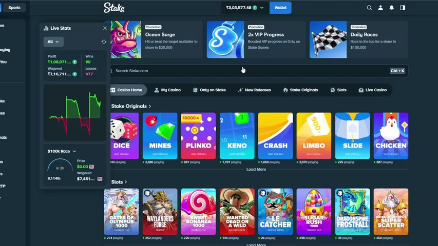 howtopro111 playing Slots & Casino - Live Casino Stream