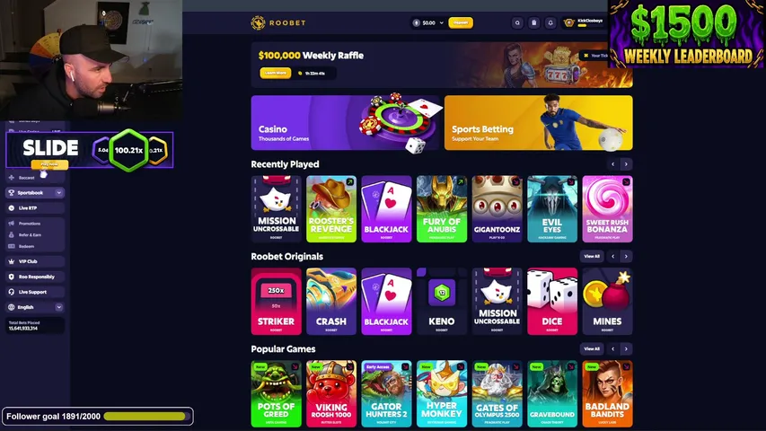 cicoboyz playing Slots & Casino - Live Casino Stream