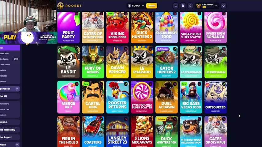 cicoboyz playing Slots & Casino - Live Casino Stream