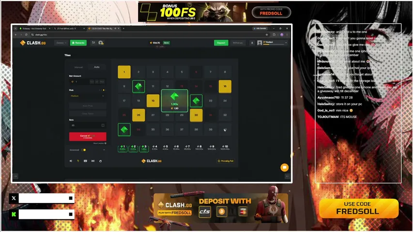 itzfredox playing Slots & Casino - Live Casino Stream