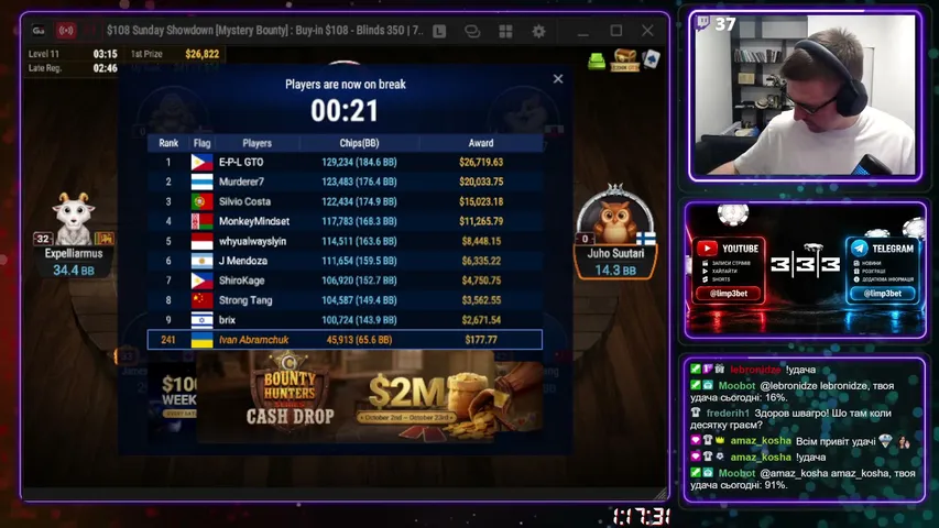 limp3bet playing Poker - Live Casino Stream
