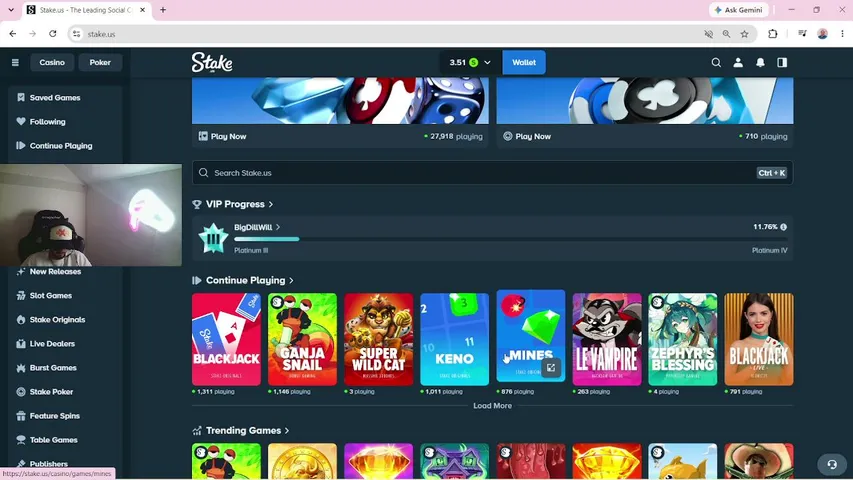 wittythaplug playing Slots & Casino - Live Casino Stream