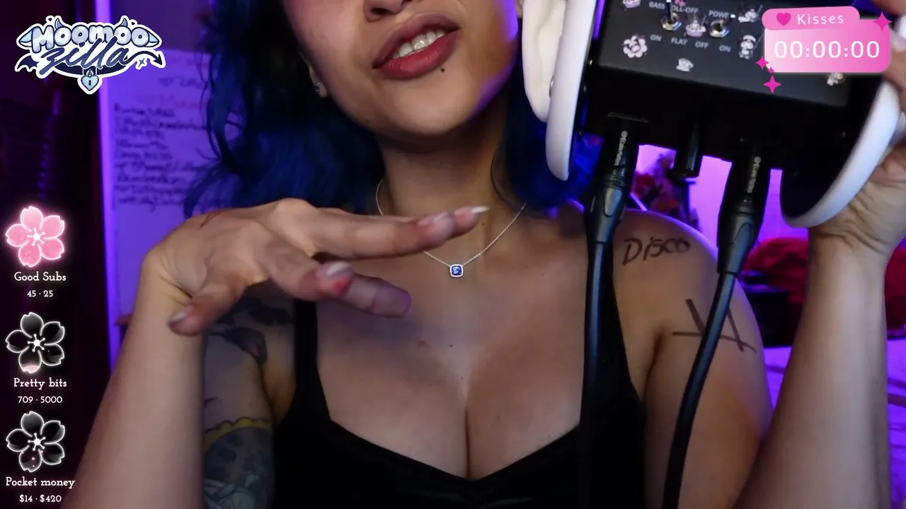 [ENG/ESP/JP] ♡ It's Moonday! ♡ Romantic night ASMR ♡ Queen Moo ♡ 1 sub = 1 Spin + 1 min