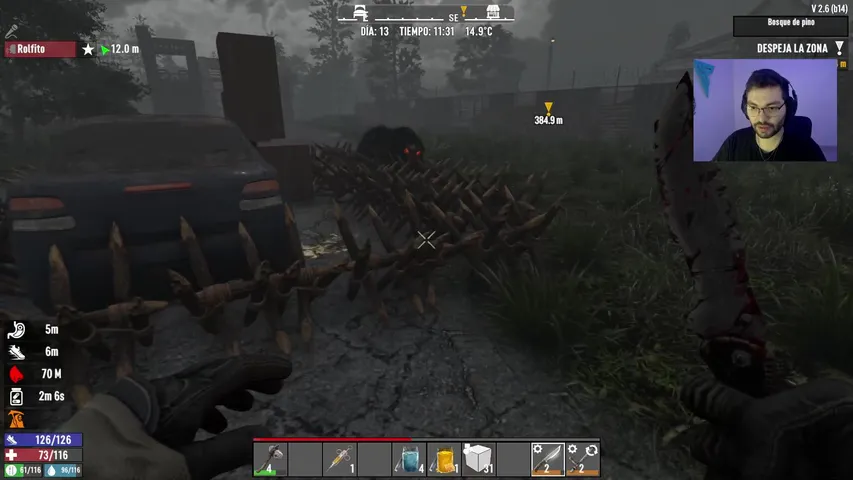 ¿Puedo sobrevivir 100 días sin disparar una sola bala? — 7 Days to Die