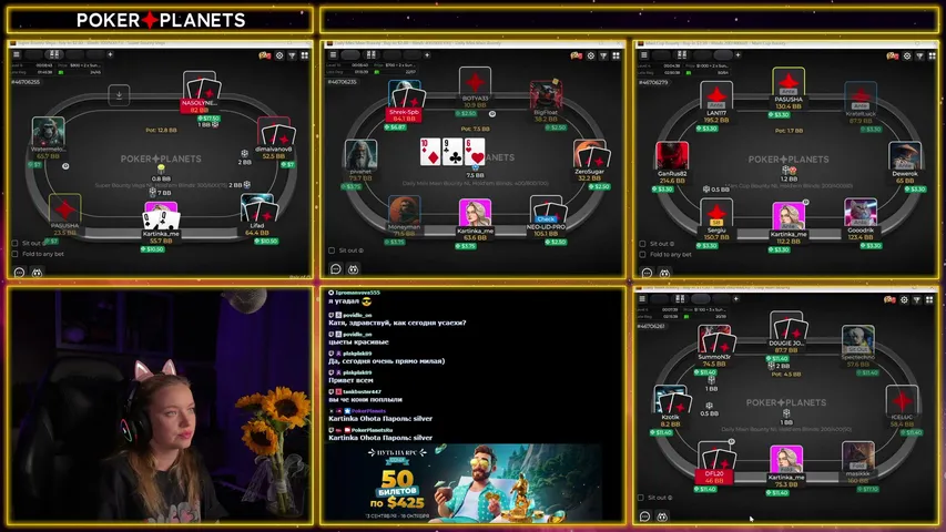 pokerplanets playing Monopoly Poker - Live Casino Stream