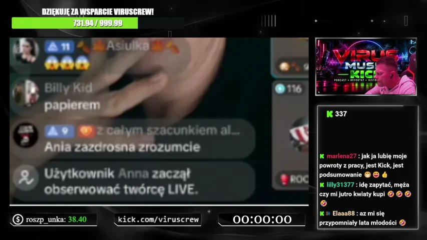 viruscrew playing Just Chatting - Live Casino Stream