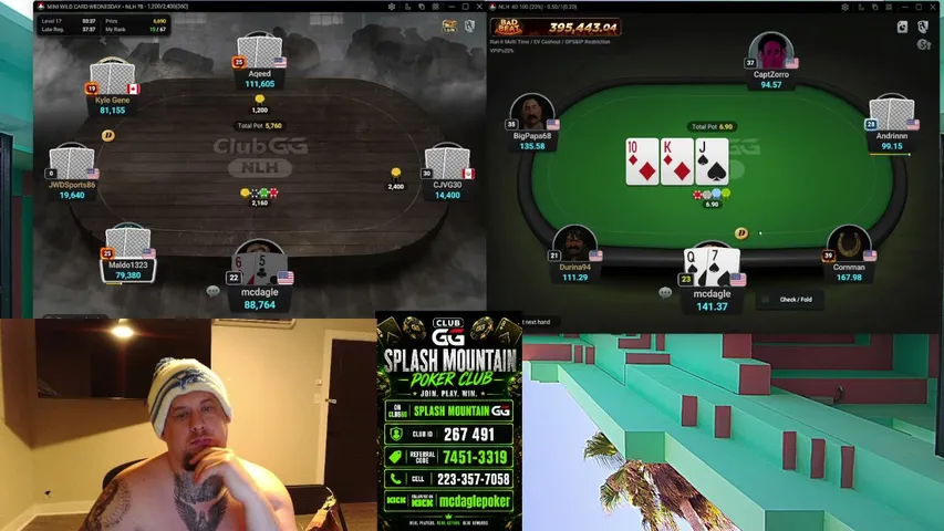 mcdaglepoker playing Poker - Live Casino Stream
