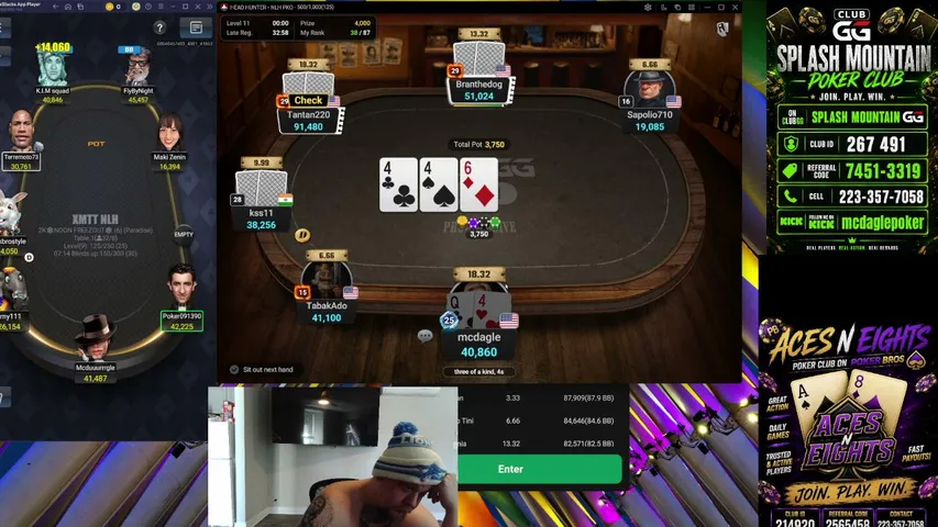 mcdaglepoker playing Poker - Live Casino Stream