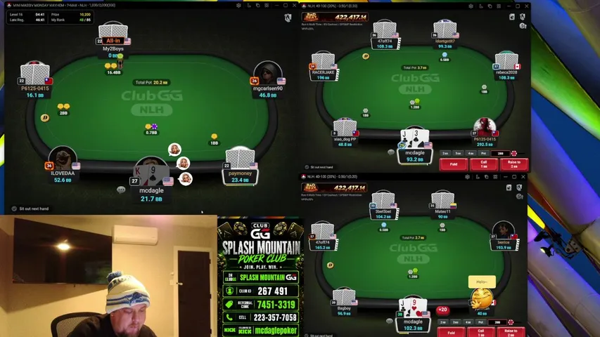 mcdaglepoker playing Poker - Live Casino Stream