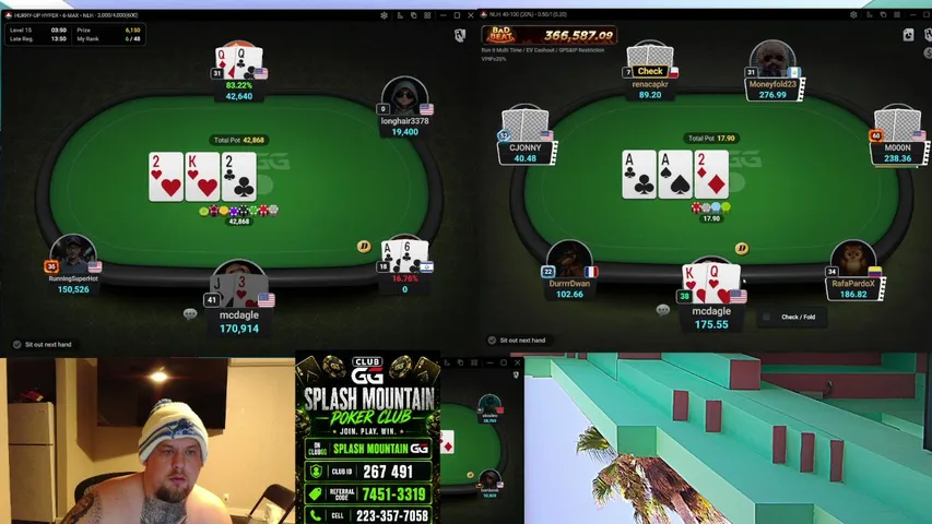 mcdaglepoker playing Poker - Live Casino Stream