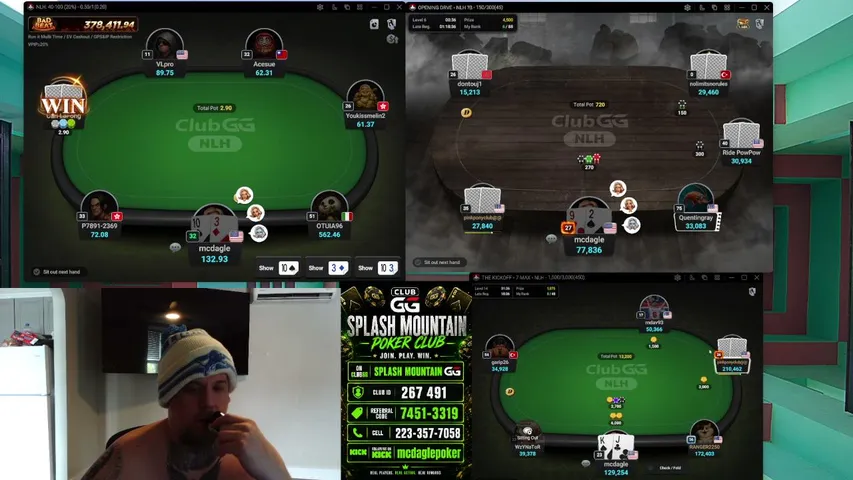 mcdaglepoker playing Poker - Live Casino Stream