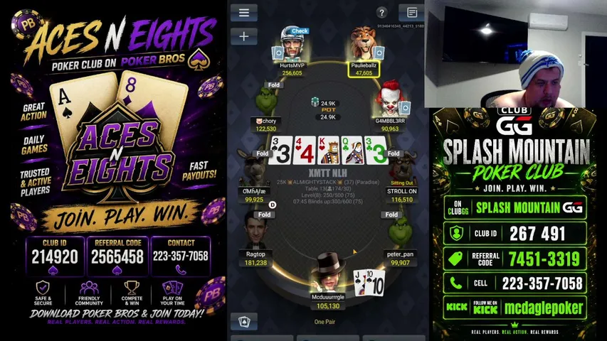 mcdaglepoker playing Poker - Live Casino Stream