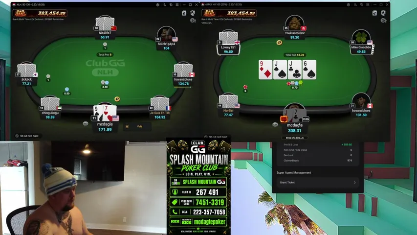 mcdaglepoker playing Poker - Live Casino Stream