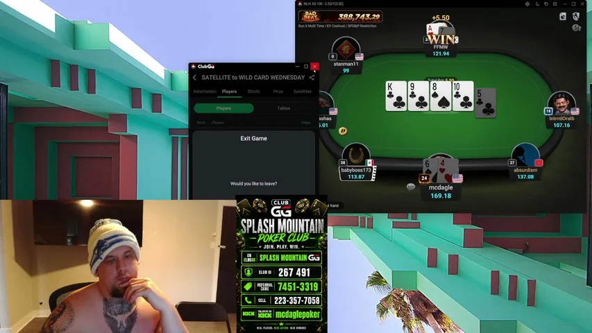 mcdaglepoker playing Poker - Live Casino Stream