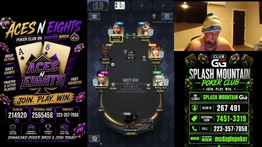 mcdaglepoker playing Poker - Live Casino Stream