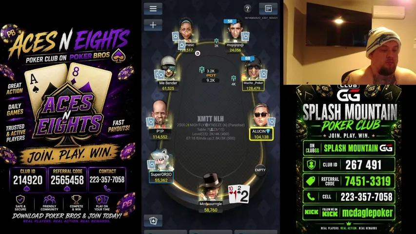 mcdaglepoker playing Poker - Live Casino Stream