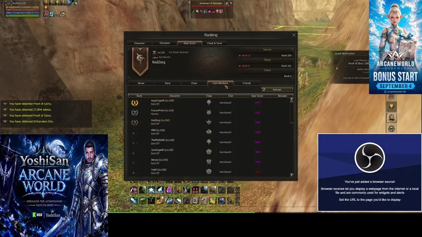 yoshisan13 Lineage 2 stream image