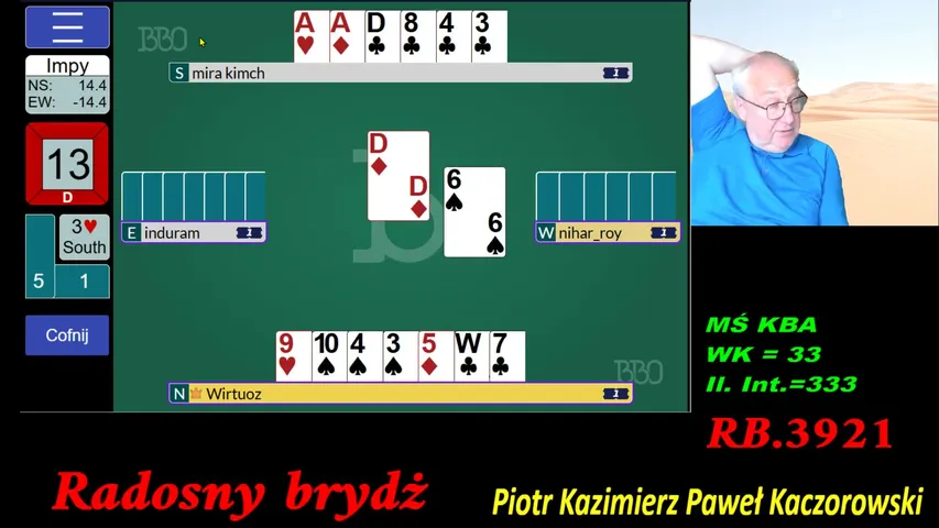 piotrkaziopawekaczorowski playing Card Games - Live Casino Stream