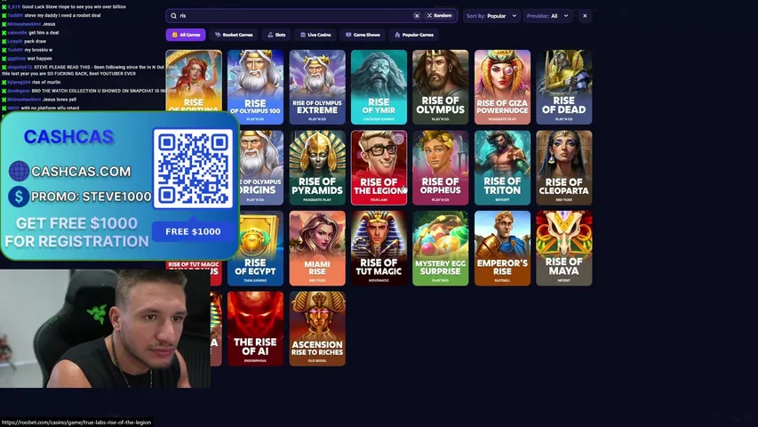 stevoewilhldyoit playing Slots & Casino - Live Casino Stream