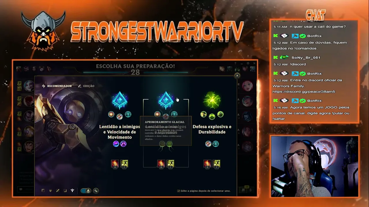 StrongestWarriorTV live stream