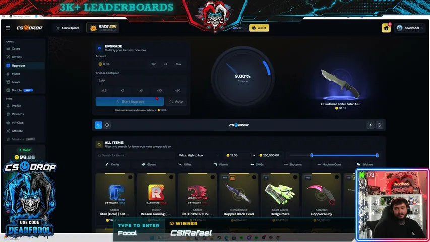DeadFoool playing Slots & Casino - Live Casino Stream