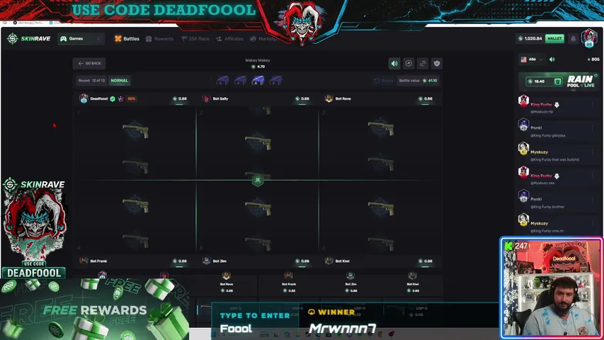 DeadFoool playing Slots & Casino - Live Casino Stream