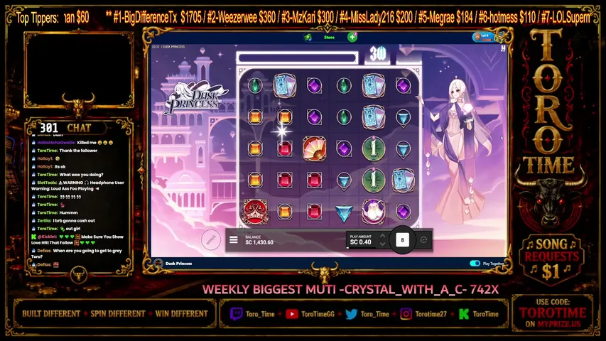 TOROTIME playing Slots & Casino - Live Casino Stream