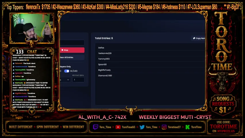 TOROTIME playing Slots & Casino - Live Casino Stream
