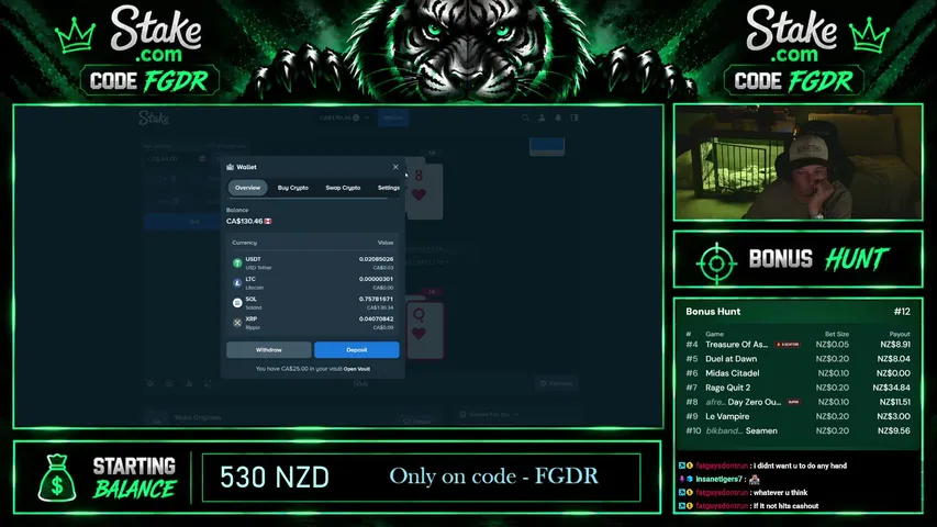 insanetigers7 playing Slots & Casino - Live Casino Stream