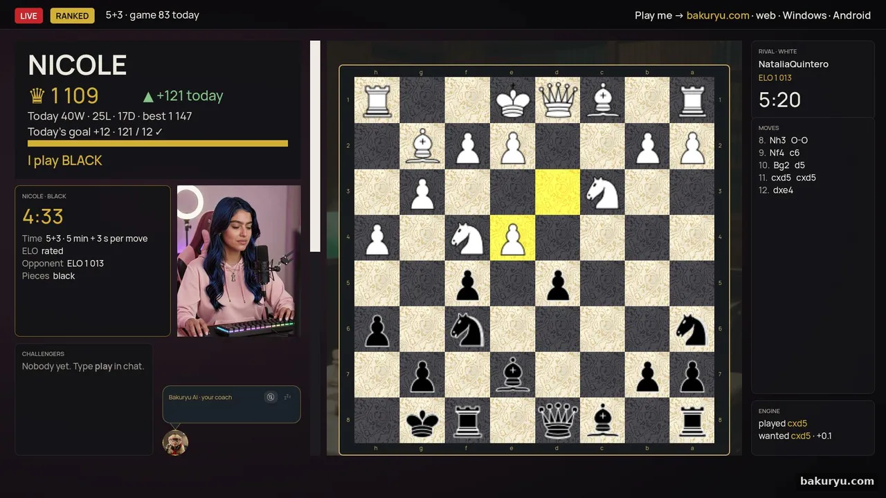 nicolebakuryugames live
