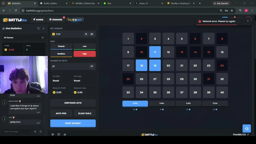 battleblox $200 raw| goodbye bloxflip|$1000 lb|