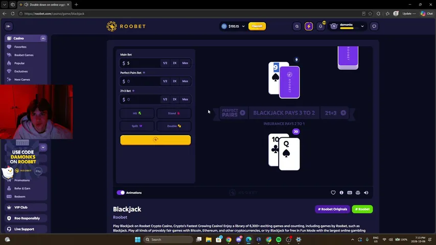 da_monks playing Slots & Casino - Live Casino Stream