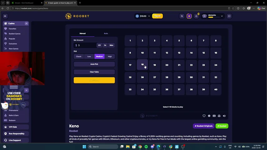 da_monks playing Slots & Casino - Live Casino Stream