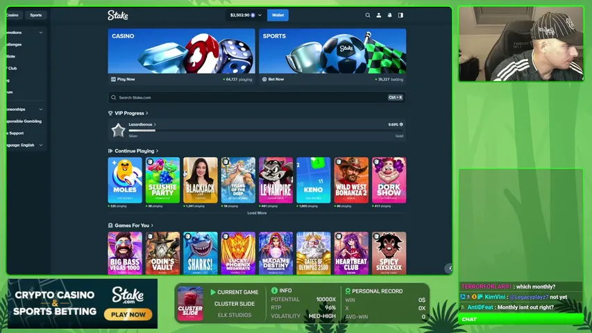 lazardx playing Slots & Casino - Live Casino Stream