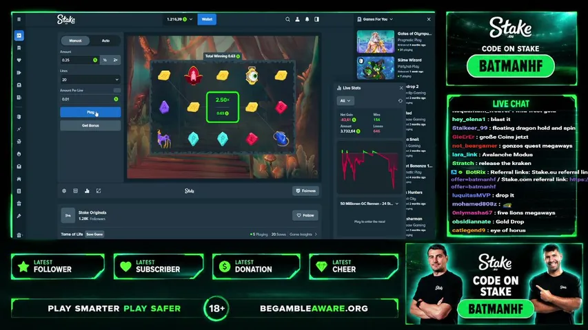 batmanha playing Slots & Casino - Live Casino Stream