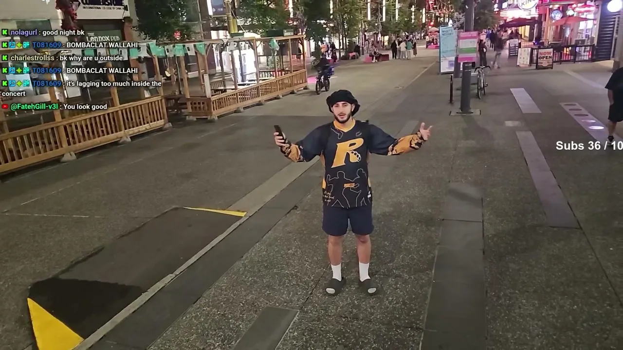🍗 EATING DAVE’S HOTTEST CHICKEN 🌶️ THEN CONCERT LATER 🎤 SNEAKING ON STAGE 🎤 IRL DOWNTOWN
