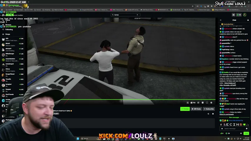 Live preview of loulz's Kick stream