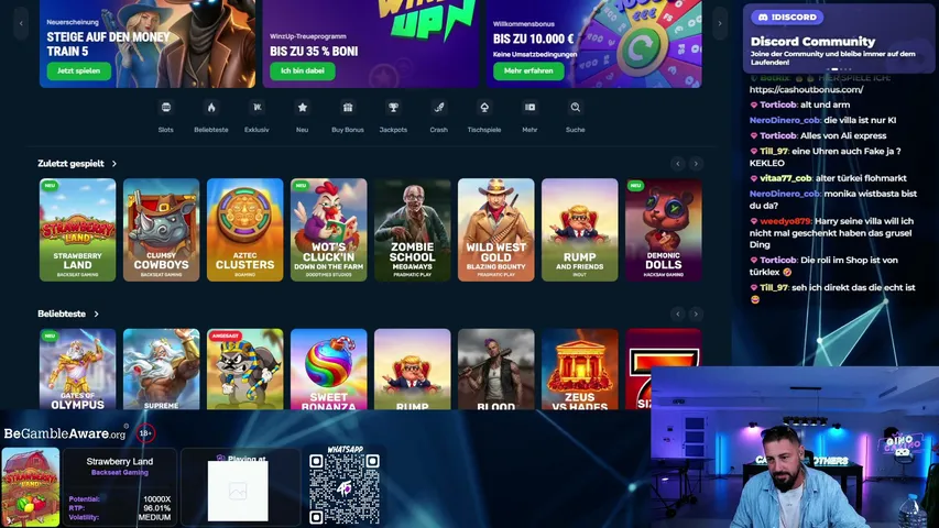 SLOTS MIT PIT | !winni 300% NONSTICKY BONUS + 50 Gratis Freispiele!!