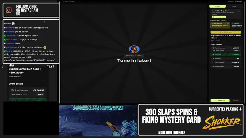 vihisslots playing Slots & Casino - Live Casino Stream