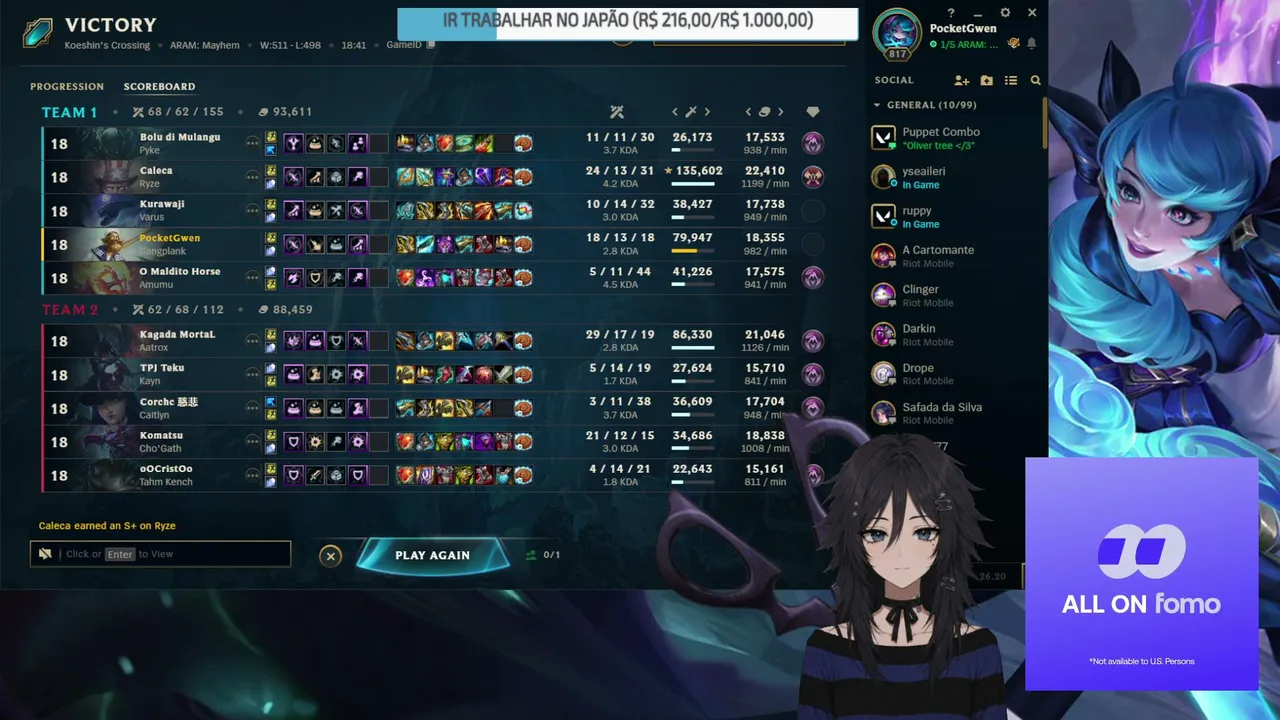 PocketGwen live stream