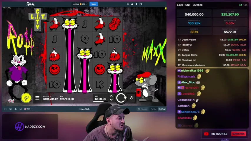 haddzy playing Slots & Casino - Live Casino Stream