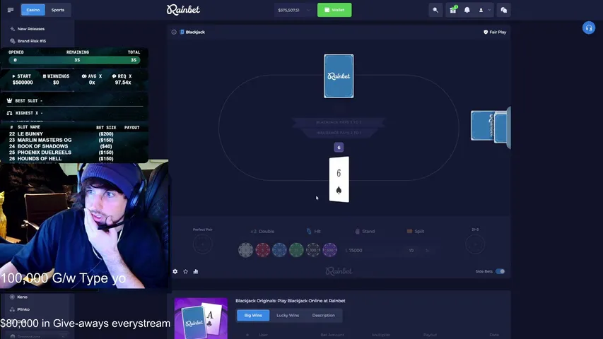 owenvick playing Slots & Casino - Live Casino Stream