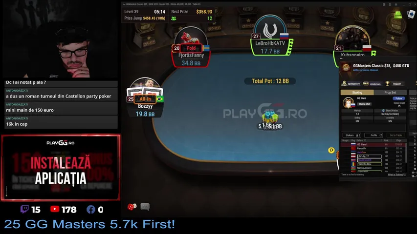 pokerarmy playing Poker - Live Casino Stream