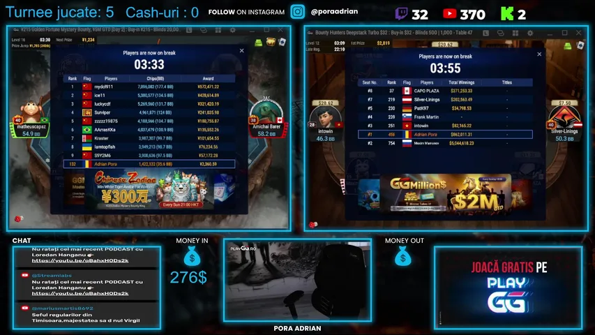 pokerarmy playing Poker - Live Casino Stream