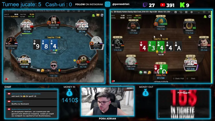 pokerarmy playing Poker - Live Casino Stream